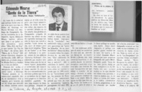 Edmundo Moure, "Gente de la tierra"  [artículo] Wellington Rojas Valdebenito.