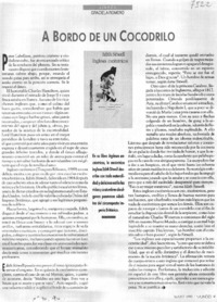 A bordo de un cocodrilo