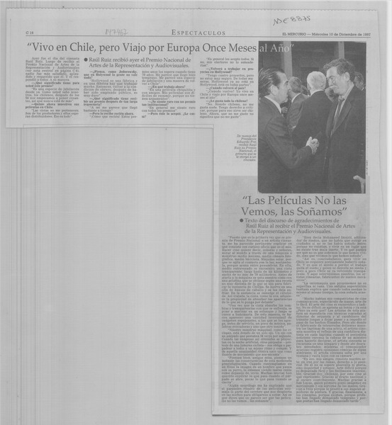 "Vivo en Chile, pero viajo por Europa once meses al año"