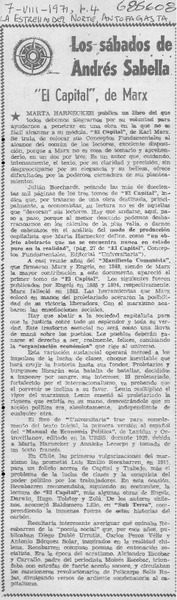 El Capital", de Marx