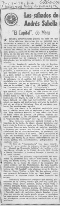 El Capital", de Marx