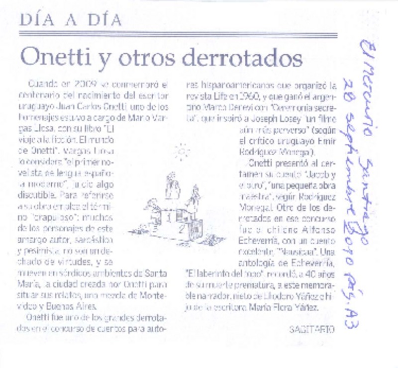 Onetti y otros derrotados