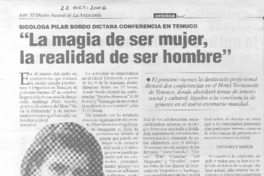 "La magia de ser mujer, la realidad de ser hombre"