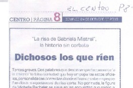 Dichosos los que ríen