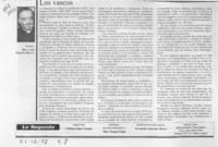 Los vascos  [artículo] Luis Eugenio Silva C.