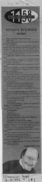 Antonio Skármeta (escritor)  [artículo] Carmen Gloria Lobos.