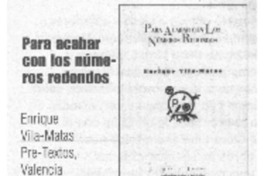 Para acabar con los números redondos