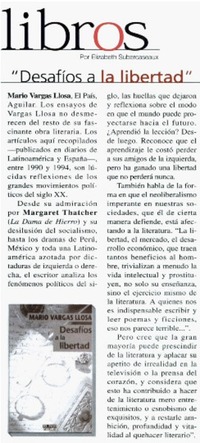 Desafíos a la libertad"