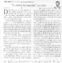 Llampo de sangre al cine