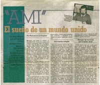 "Ami" el sueño de un mundo unido