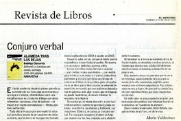 Conjuro verbal  [artículo] Mario Valdovinos.