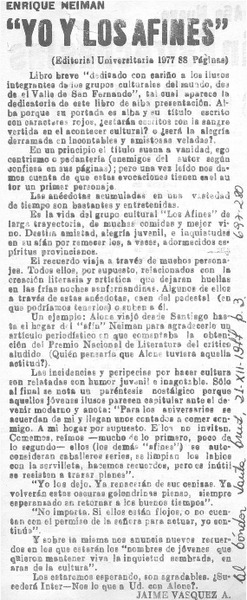 Yo y los afines"