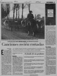 Canciones recién cortadas  [artículo] Richard Vera.