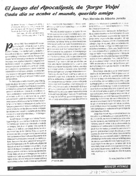 El juego del apocalipsis