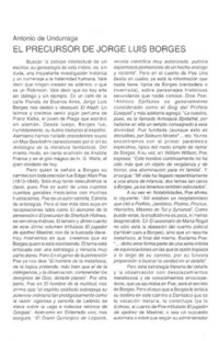 El precursor de Jorge Luis Borges.