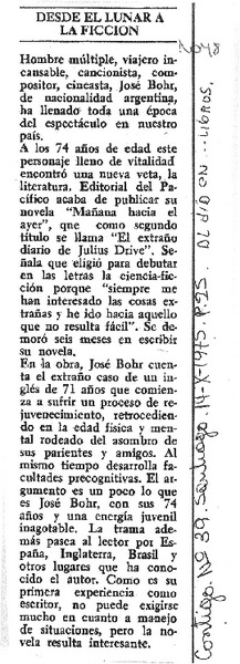 Desde el lunar a la ficción.