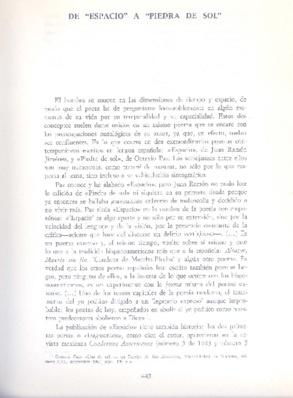 De "Espacio" a "Piedra de sol"  [artículo] Arturo del Villar.