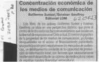 Concentración económica de los medios de comunicación  [artículo]
