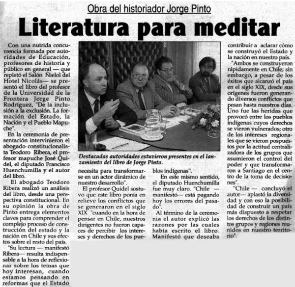 Literatura para meditar.