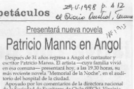 Patricio Manns en Angol  [artículo].
