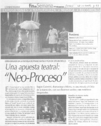 Una Apuesta teatral: "Neo-Proceso"