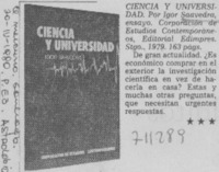 Ciencia y universidad.