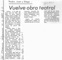 Vuelve obra teatral.