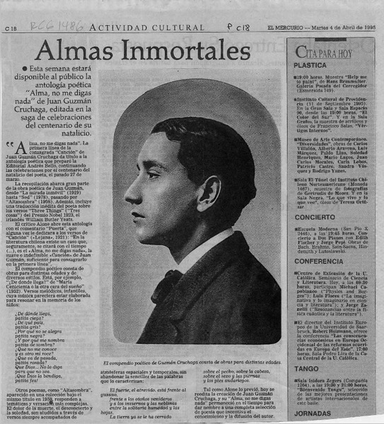Almas inmortales  [artículo].