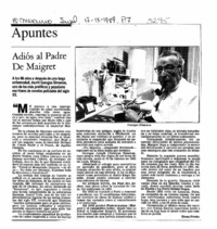 Adiós al padre de Maigret