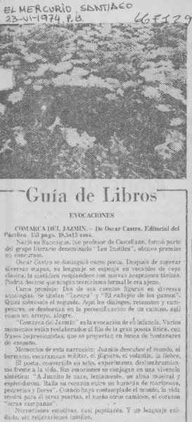 Comarca del jazmín.