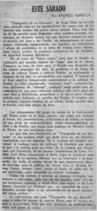 Nuevo libro de Arturo Aldunate P.