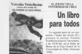 Un libro para todos  [artículo]