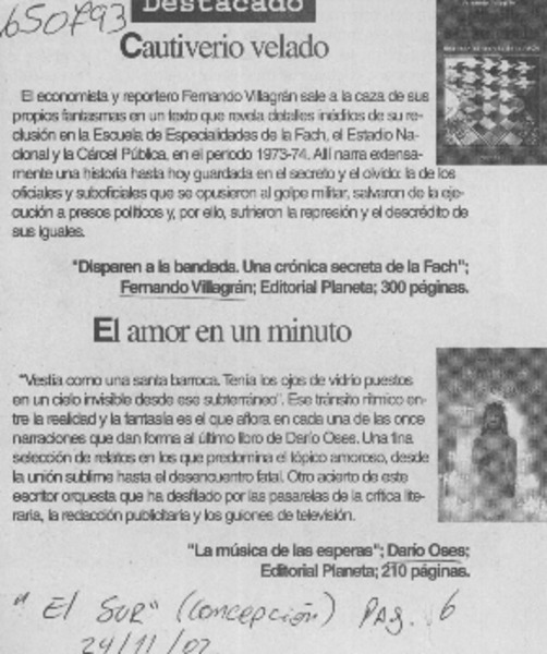 Cautiverio velado  [artículo]