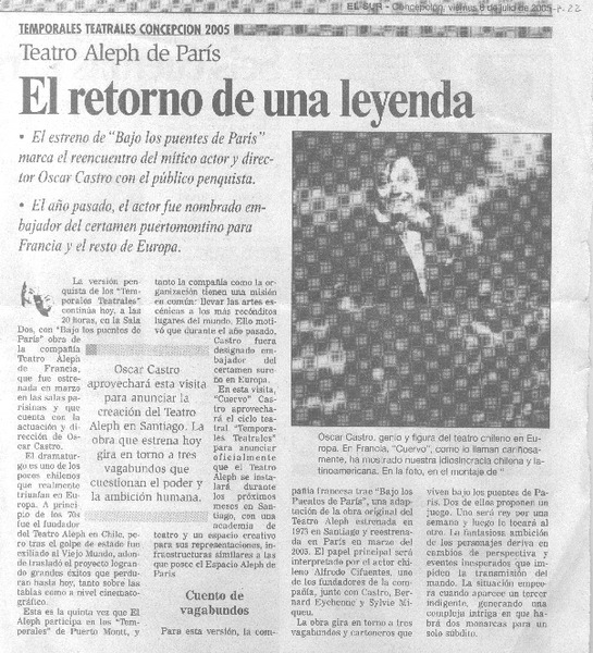 El Retorno de una leyenda