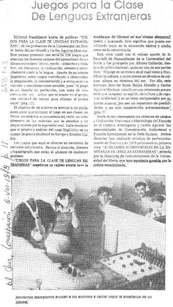 Juegos para la clase de lenguas extranjeras