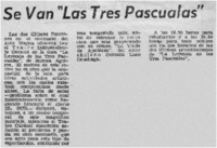 Se van "Las tres pascualas".