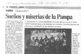 Sueños y miserias de la pampa