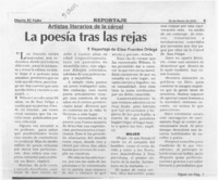 La poesía tras las rejas  [artículo] Elisa Fuentes Ortega