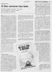 El libro semanal más leído