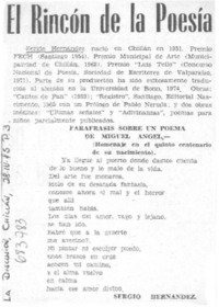 Rincón de la poesía.