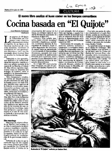 Cocina basada en "El Quijote"
