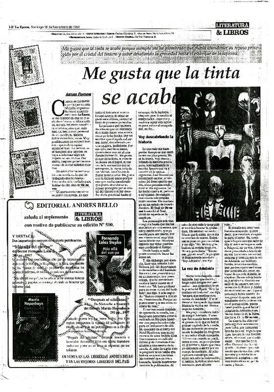 Me gusta que la tinta se acabe.  [artículo]