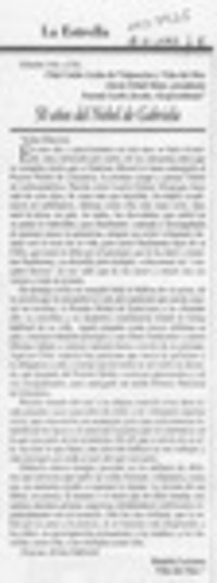 50 años del Nobel de Gabriela  [artículo] Ramón Lorenzo.