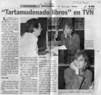 "Tartamudeando libros" en TVN  [artículo]
