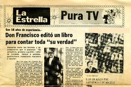 Don Francisco editó un libro para contar toda "su verdad".  [artículo]