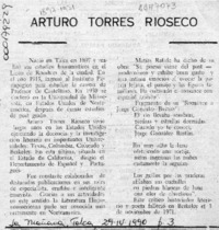 Arturo Torres Rioseco  [artículo].