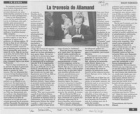 La travesía de Allamand