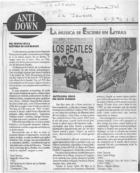 Mil fechas en la historia de los Beatles  [artículo].