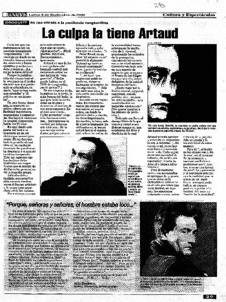 La Culpa la tiene Artaud.