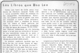 Los libros que uno lee